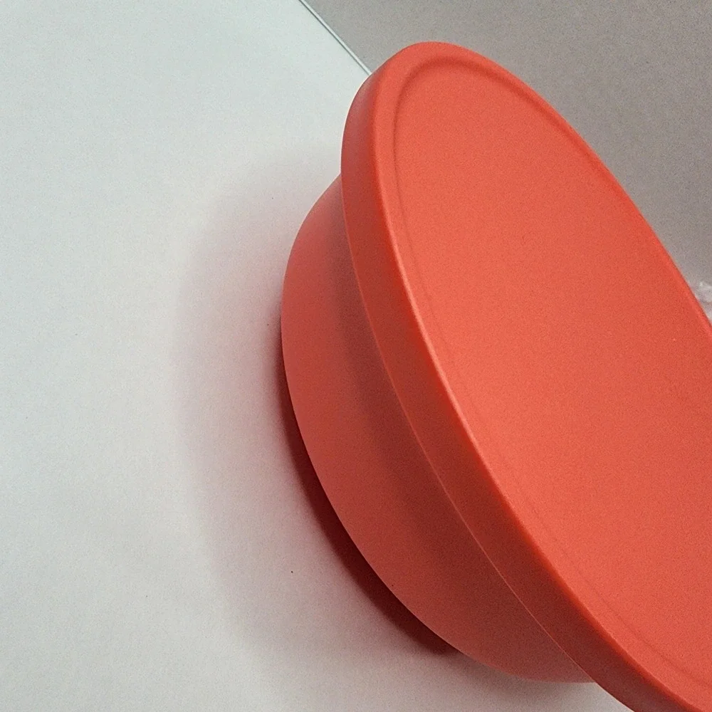 Set Of 2 Tupperware Modular Bowl 4 1/2 Cup (1L) Pink Coral 8703A-4 New W Lids